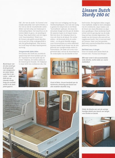 Linssen Dutch Sturdy 260OC Magazine Reprint Brochure