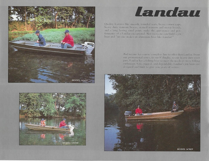 Landau 1985 Fishing Brochure