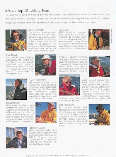 Cabo Rico 42 Sail Magazine Reprint Brochure