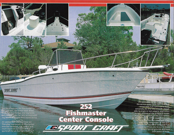 Sport Craft Fishmaster 252 Center Console Brochure – SailInfo I