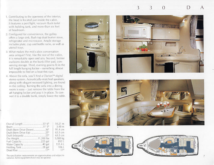 Sea Ray 1996 Sport Cruisers Brochure