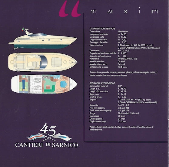 Sarnico 45 Brochure