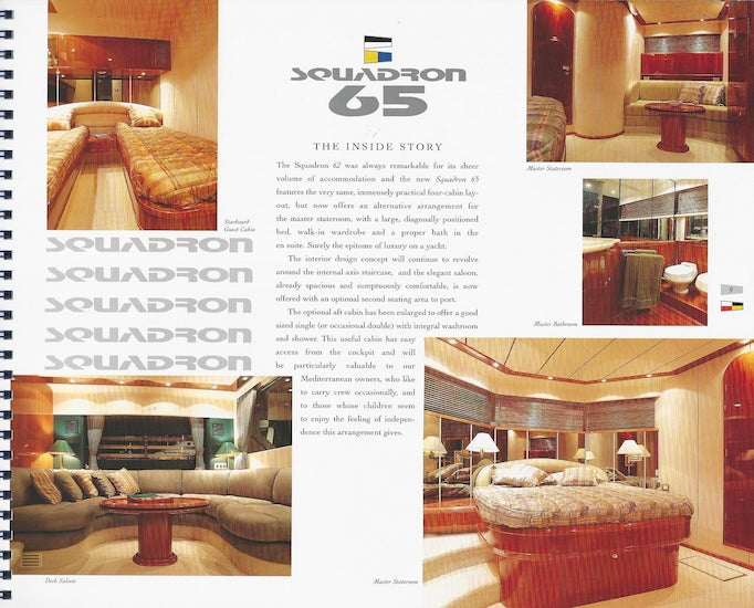 Fairline 1995 - 1996 Squadron Brochure