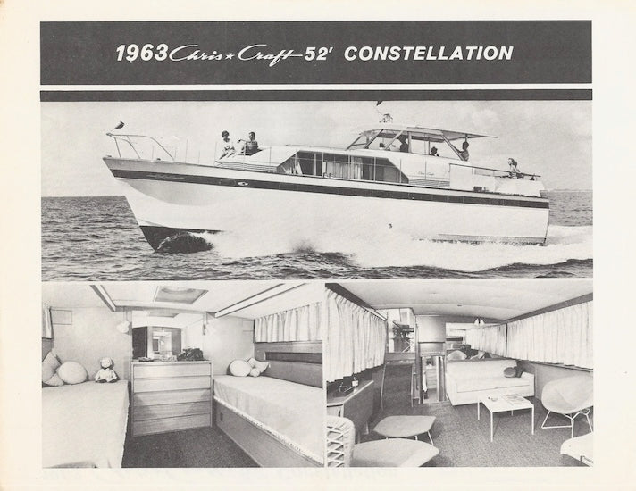 Chris Craft Constellation 52 Specification Brochure