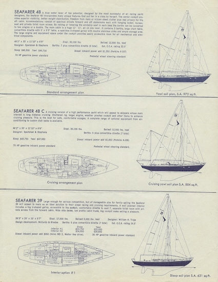 Seafarer 1968 Brochure
