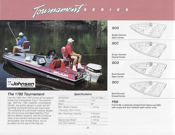 Cajun 1993 Brochure – SailInfo I boatbrochure.com