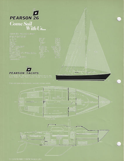 Pearson 26 Brochure