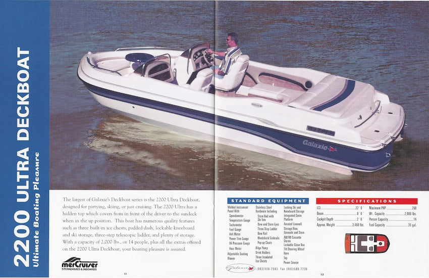 Galaxie 2001 Brochure
