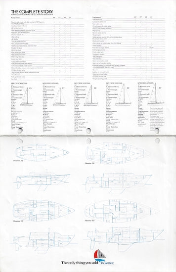 Hunter 1977 Brochure