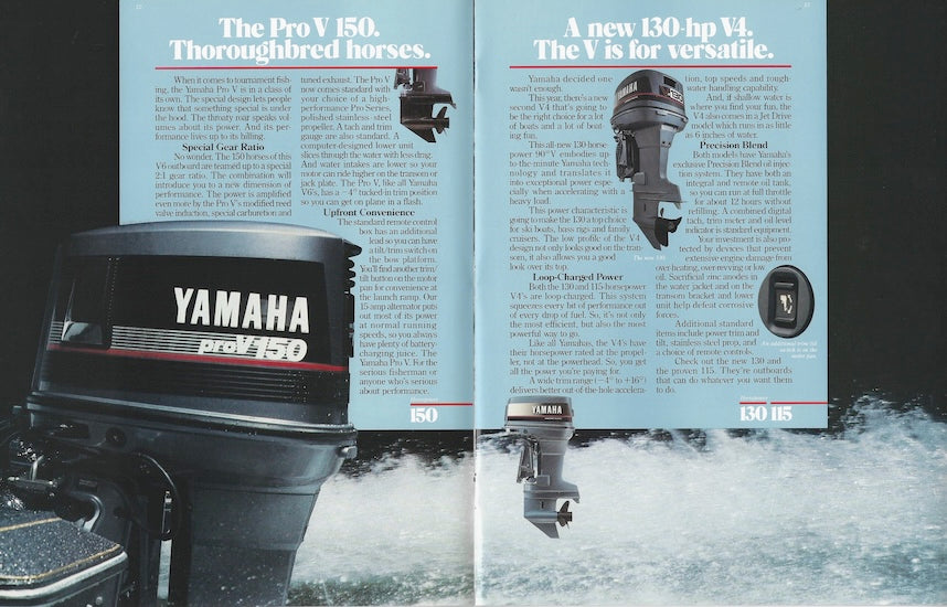 Yamaha 1988 Outboard Brochure