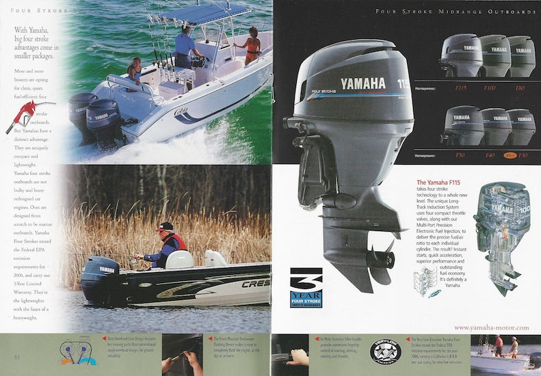 Yamaha 2001 Mini Outboard Brochure
