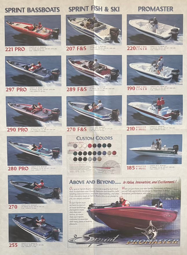 Sprint 2000 Poster Brochure
