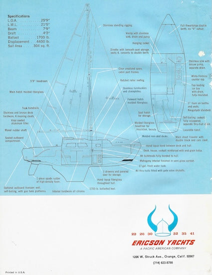 Ericson 26 Brochure
