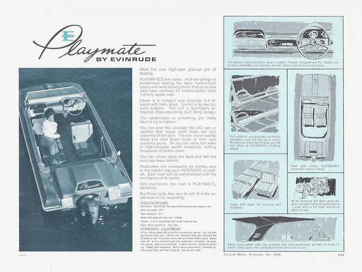 Evinrude Playmate Boat Brochure