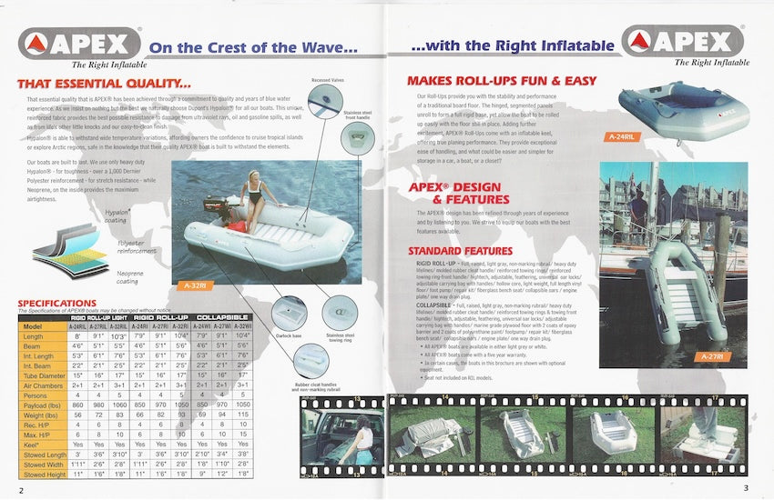 Apex 2001 Inflatables Brochure