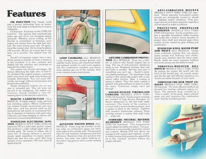 Suzuki 1979 Outboard Brochure