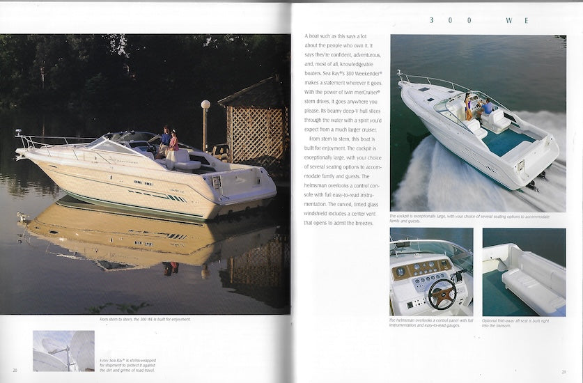 Sea Ray 1995 Sport Cruisers Brochure