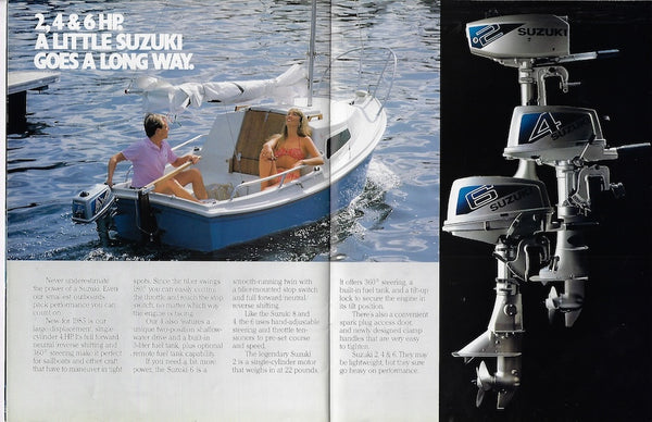Suzuki 1985 Outboard Brochure – SailInfo I boatbrochure.com