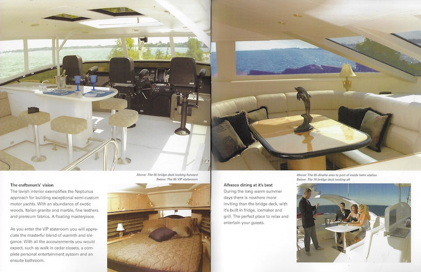 Neptunus 65 & 70 Flybridge Motor Yacht Brochure