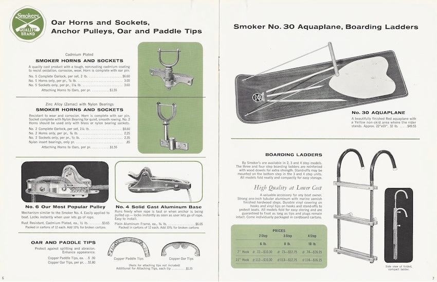 Smoker 1972 Marine Supplies Brochure