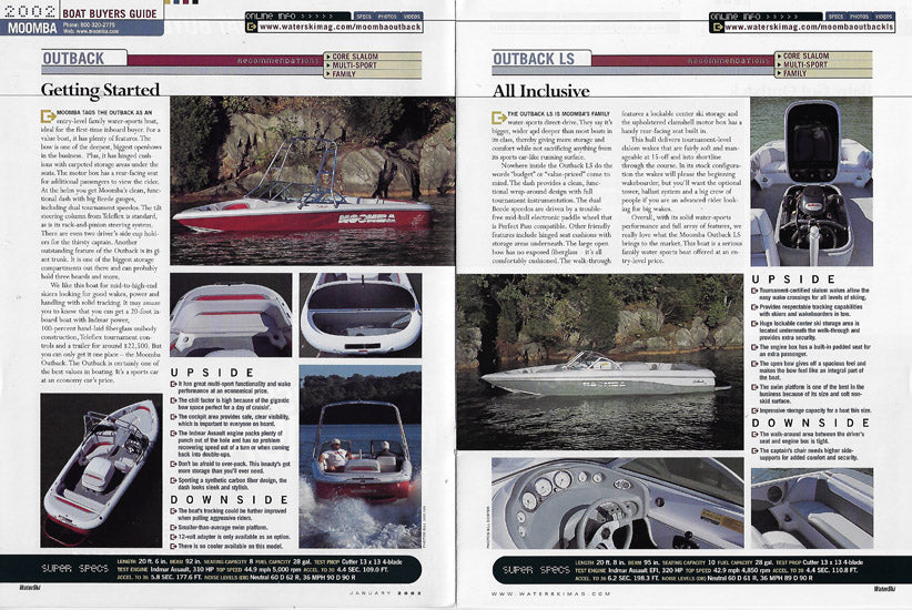 Moomba 2002 Waterski Magazine Reprint