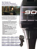 US Marine 1993 Force Outboard Brochure