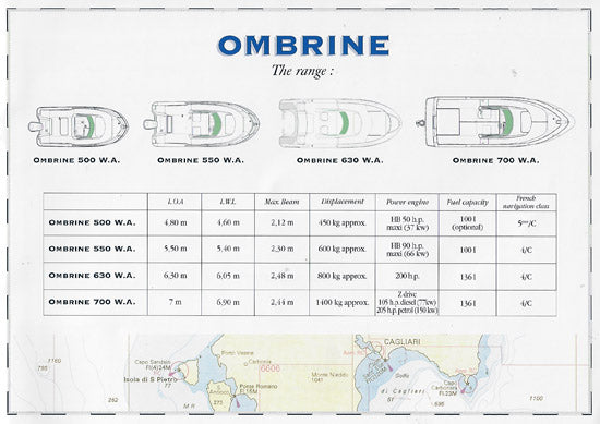 Beneteau 2000 Ombrine Brochure