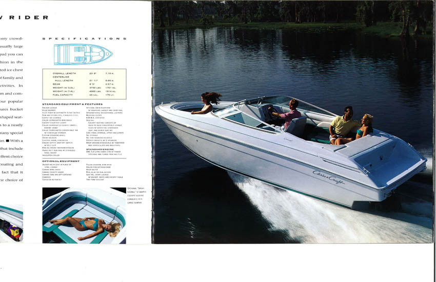 Chris Craft 1992 Oversize Brochure