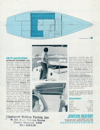 Cal 27 Brochure