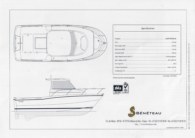 Beneteau Antares 620 Brochure