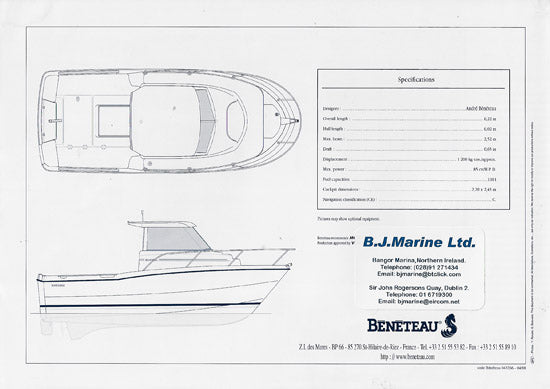 Beneteau Antares 620 Brochure