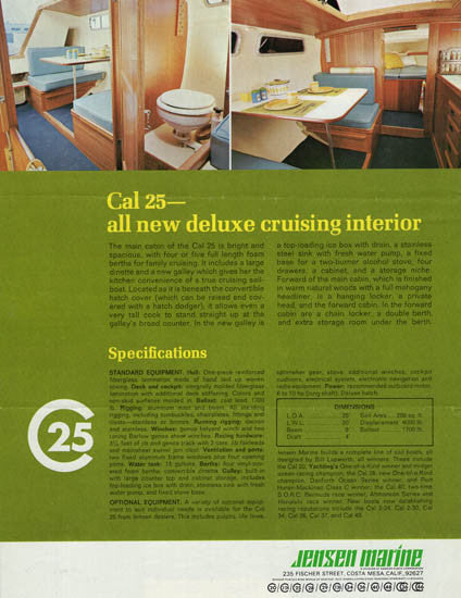 Cal 25 Brochure