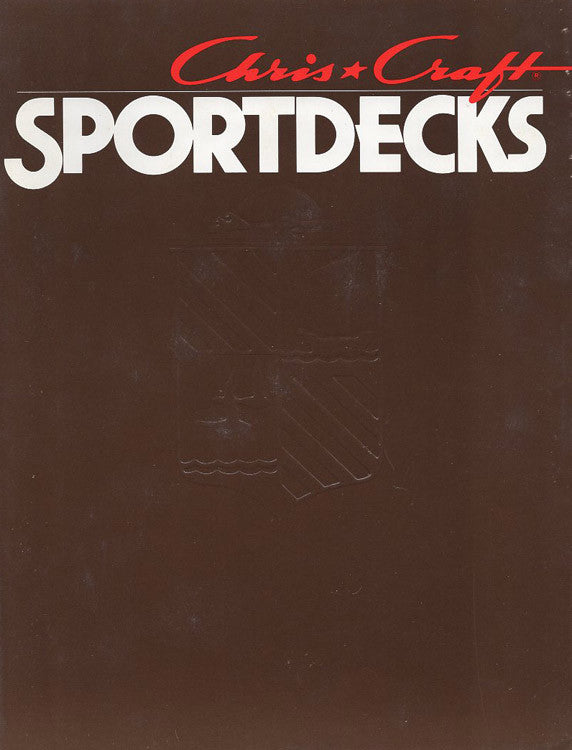 Chris Craft 1983 Sport Decks Brochure