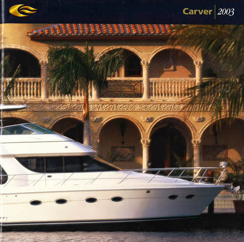Carver 2003 Oversize Brochure
