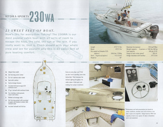 Hydra Sports 2003 Brochure