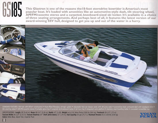 Glastron 1997 Brochure