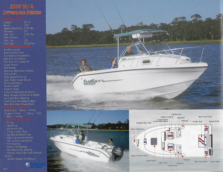 Carolina Skiff 2002 Sea Chaser Brochure