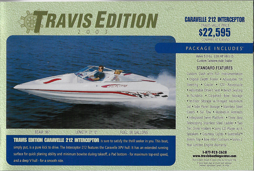 Caravelle 2003 Travis Edition Brochure