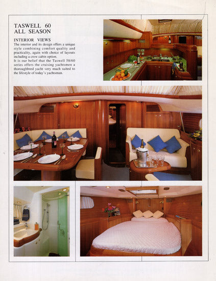 Taswell 60 All Season Brochure