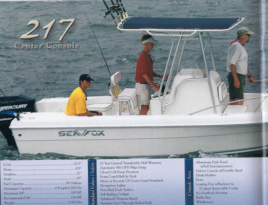 Sea Fox 2003 Brochure – SailInfo I