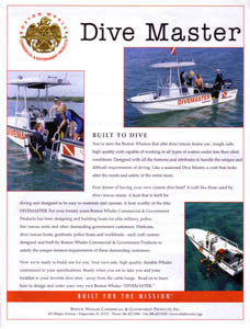 Boston Whaler Dive Master Brochure