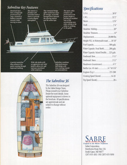 The Sabreline 36 - Page 1
