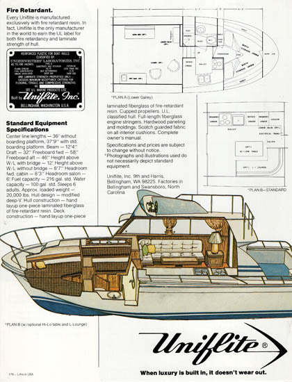 Uniflite 36 Sport Sedan Brochure