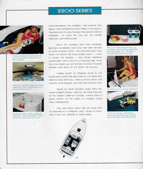Starcraft 1995 Fiberglass Boats Brochure