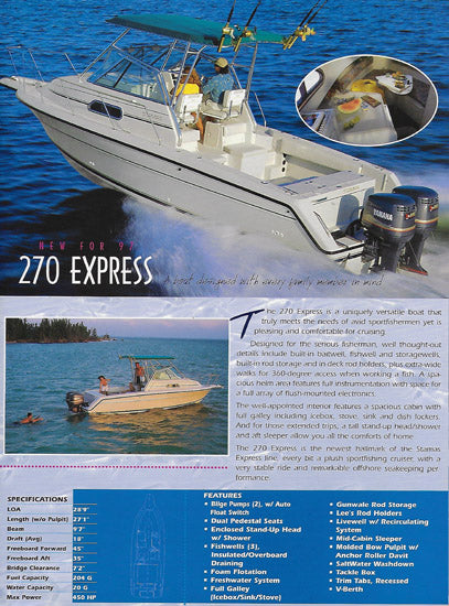 Stamas 1997 Brochure