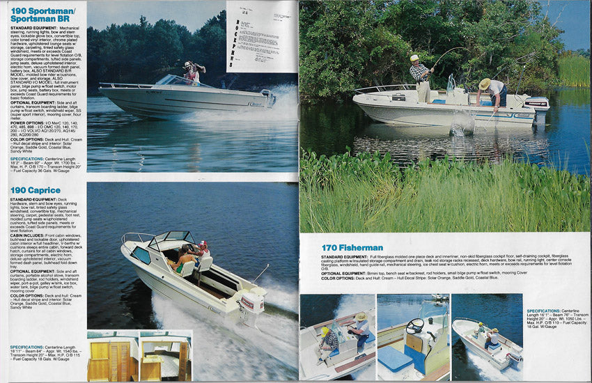 Sport Craft 1982 Brochure