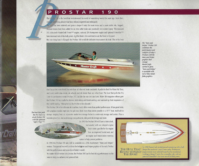 Mastercraft 1993 Brochure