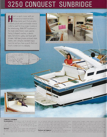 Bayliner 1986 Motoryacht Brochure