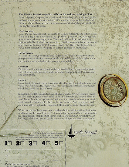 Pacific Seacraft 1979 Brochure