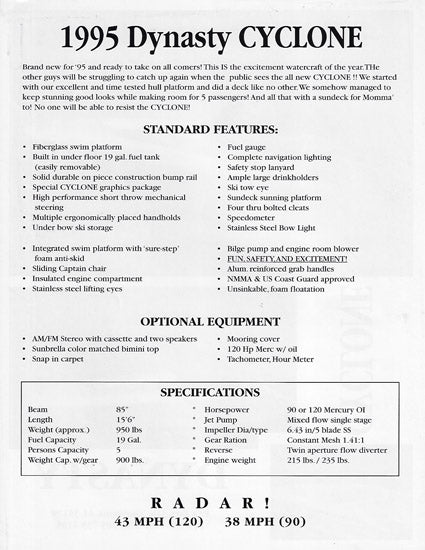 Dynasty Cyclone Brochure